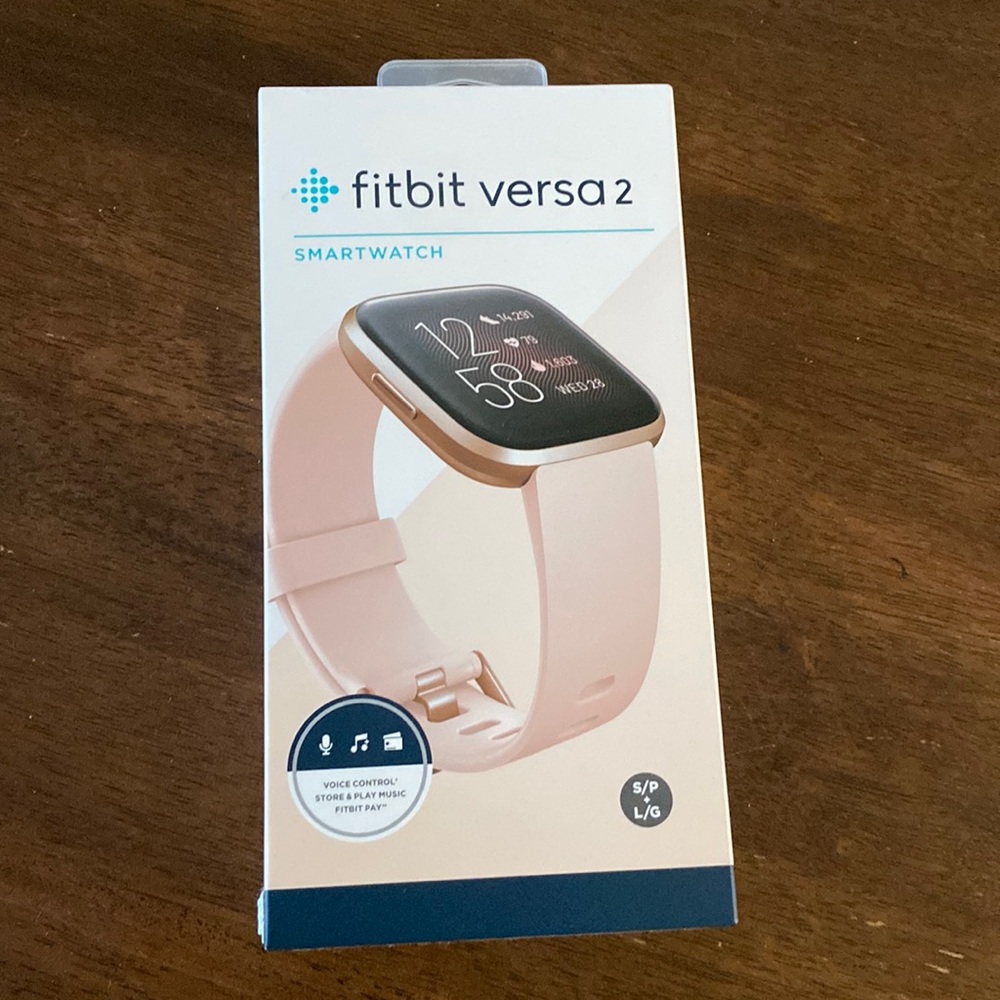 fitbit versa 2 in pink